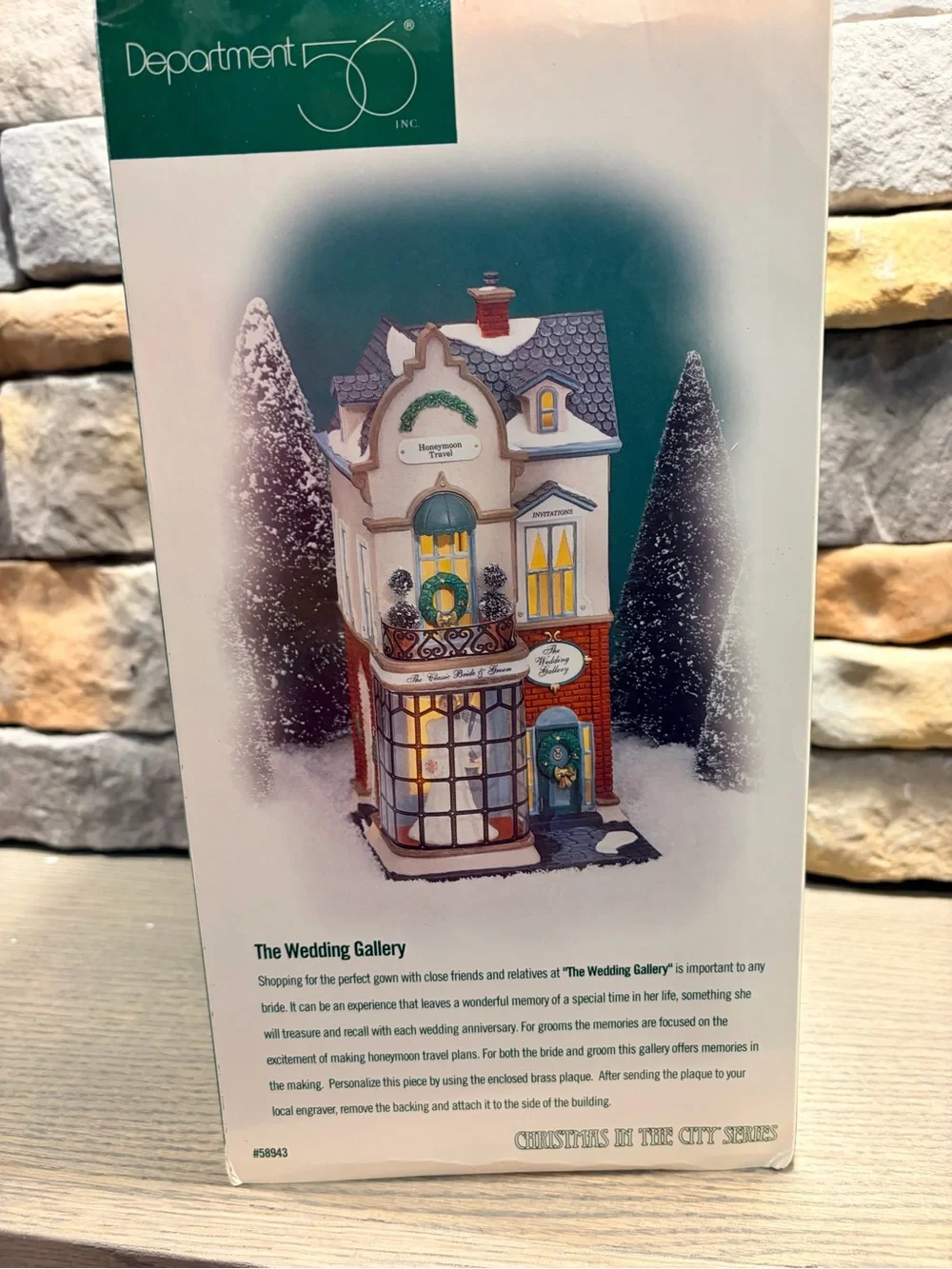 Department 56-Christmas in City-Wedding Gallery
